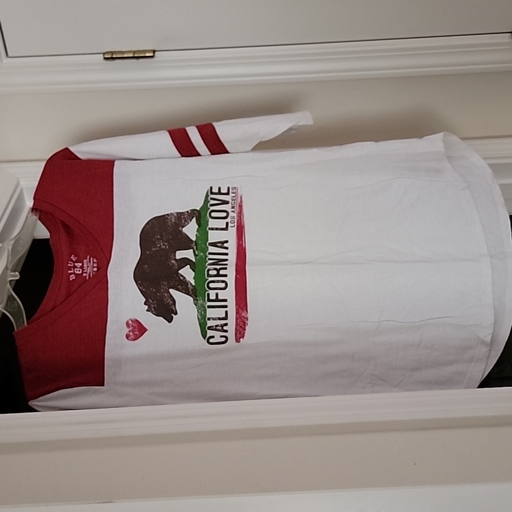 California Love state flag 3/4 length shirt size xl